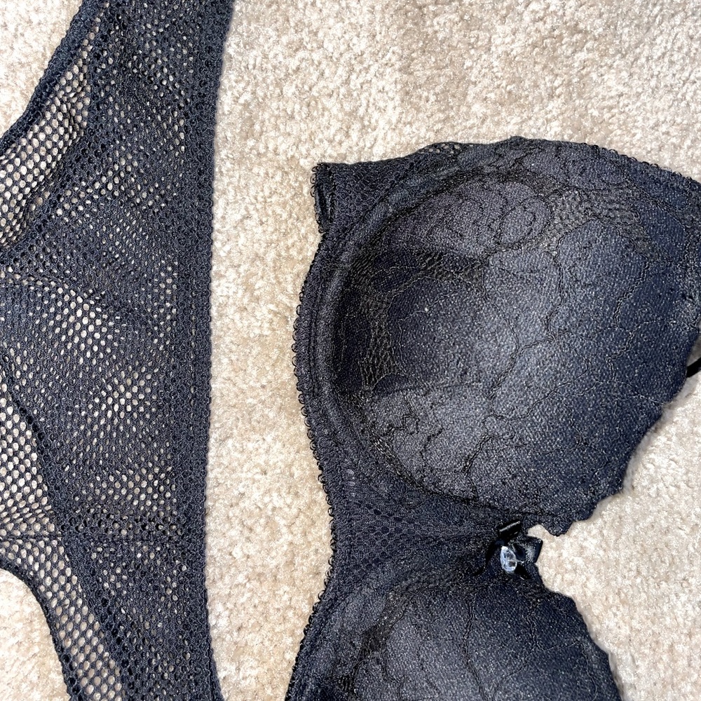 Savage X Fenty 3-Piece Set with Lace and Mesh Details